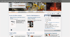 Desktop Screenshot of comune.zambana.tn.it
